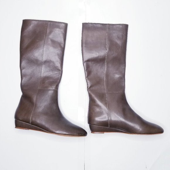 SOLD Loeffler Randall Leather Boots Sz 9 8.5 40 - Picture 6 of 10